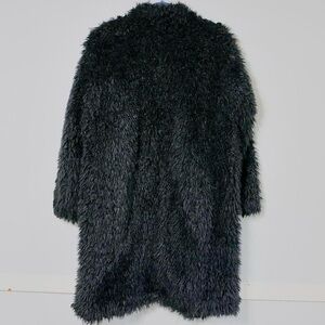 Women's Black Faux Fur Coat